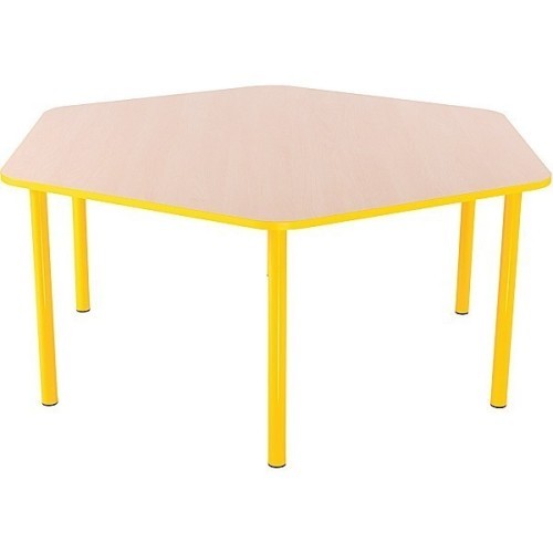 Table hexagonale maternelle fixe  - T1 à T3