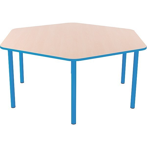 Table hexagonale maternelle fixe  - T1 à T3