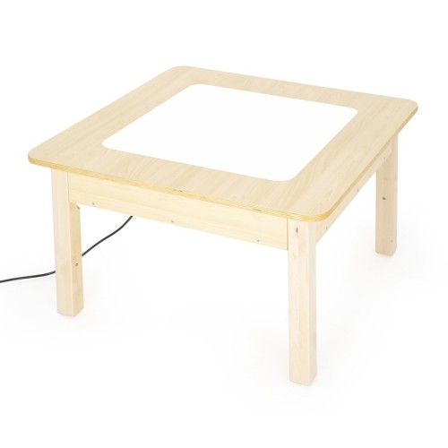 Table plateau lumineux