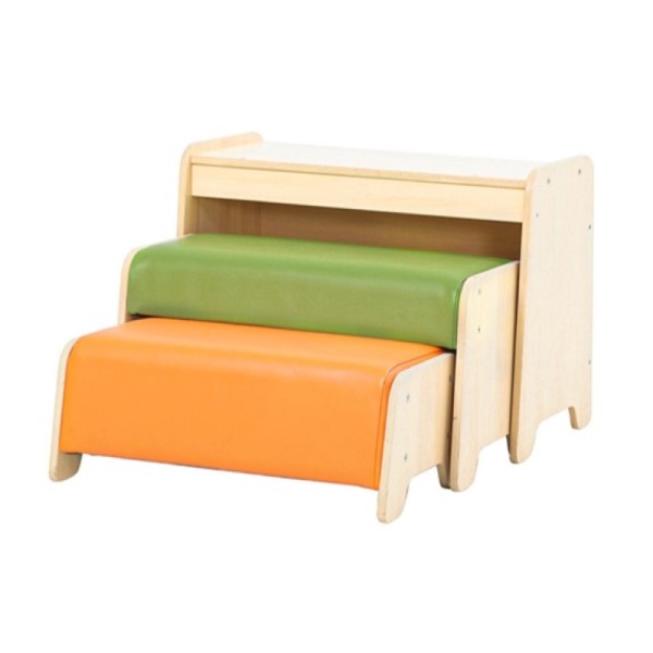 Set 2 bancs encastrables et console