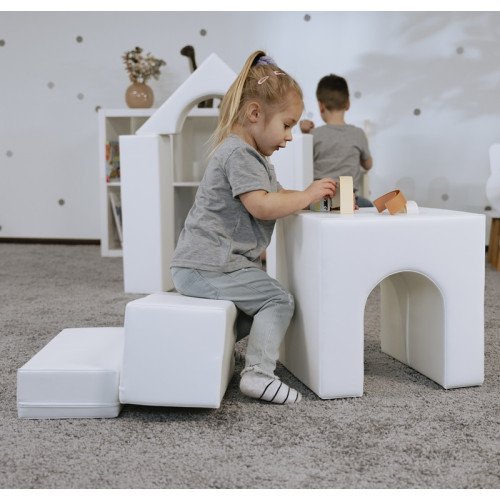 Modules motricité enfants blancs