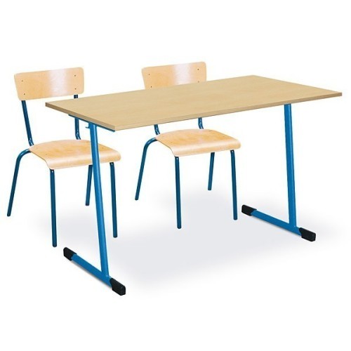 Table scolaire 2 places fixe