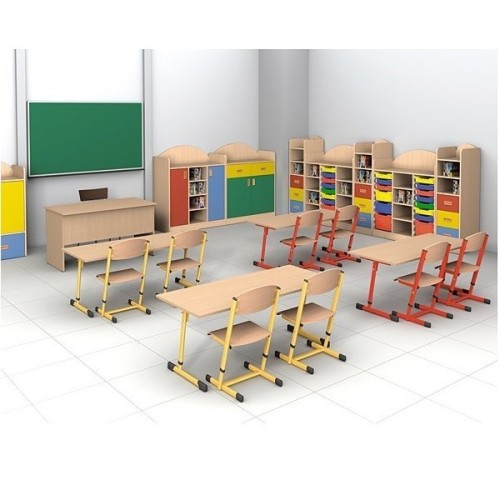 Table scolaire 2 places réglable