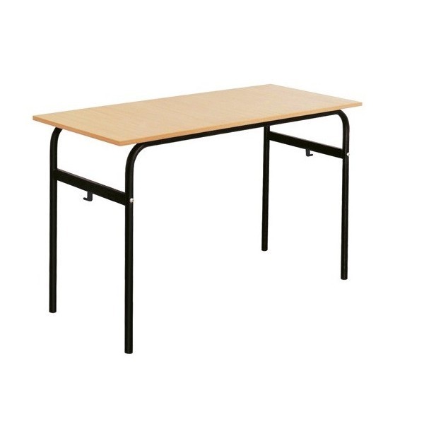 Lot de 6 tables école fixe biplace