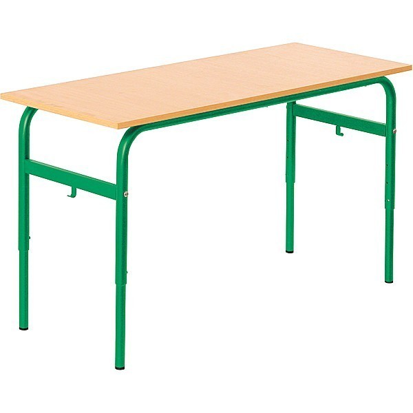 Lot de 6 tables écolier réglable