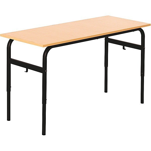 Lot de 6 tables écolier réglable