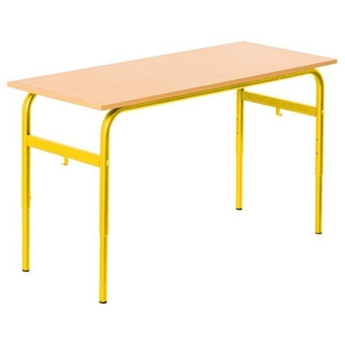 Lot de 6 tables écolier réglable