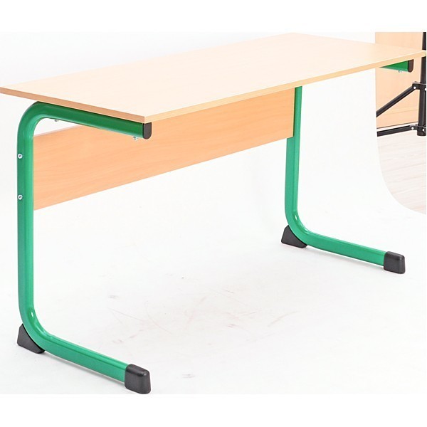 Lot de 2 tables salle de classe biplace