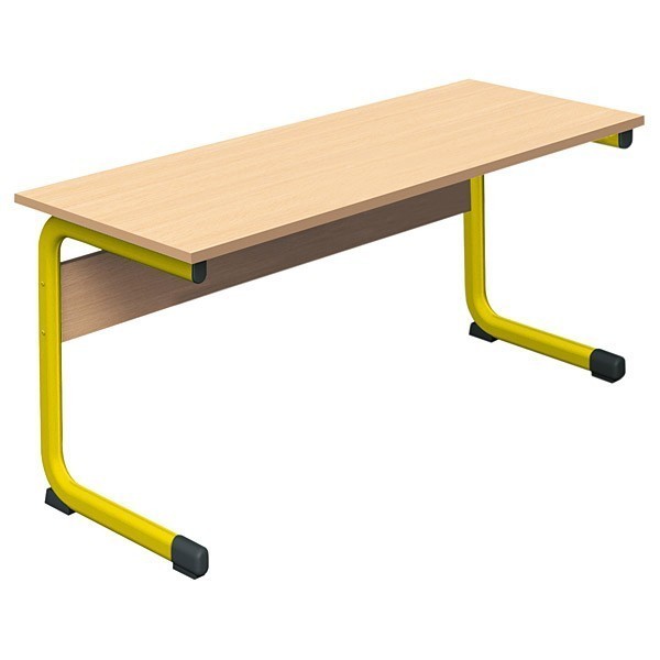 Lot de 2 tables salle de classe biplace