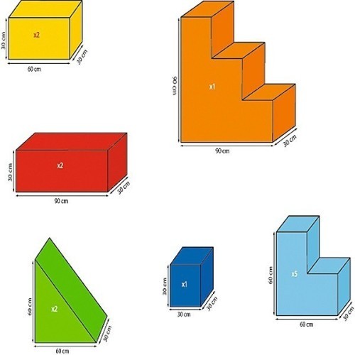 Kit modules de motricité mousse