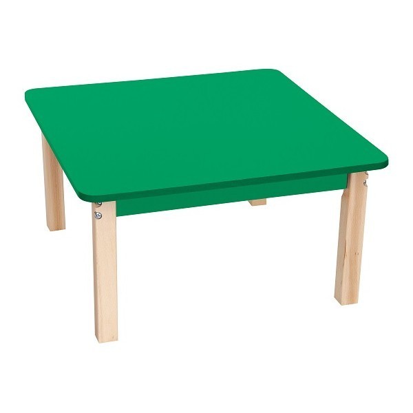 Table carrée colorée - de 40 à 58 cm