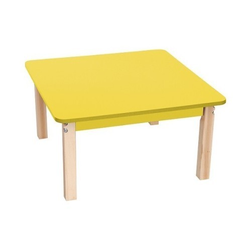 Table carrée colorée - de 40 à 58 cm