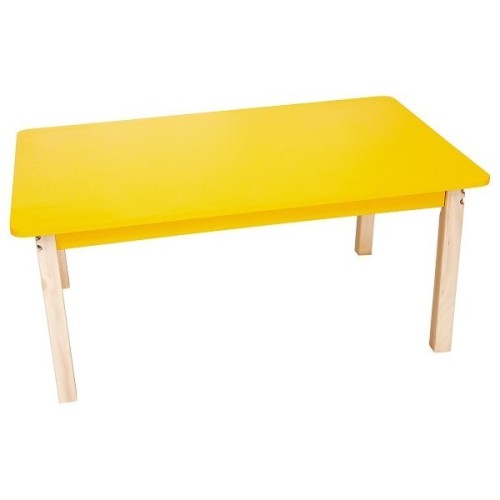 Table rectangulaire colorée - de 40 à 58 cm