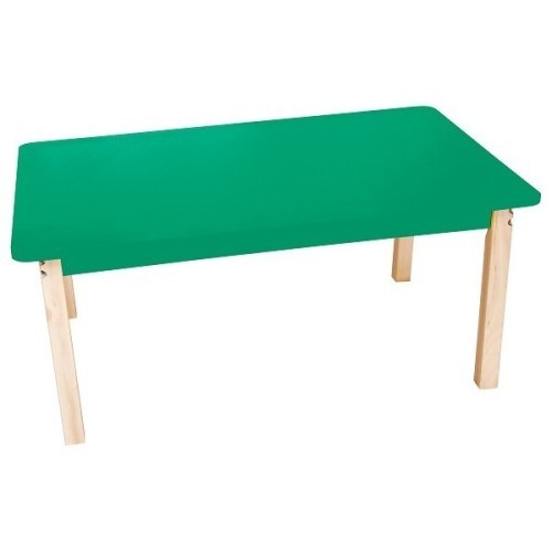 Table rectangulaire colorée - de 40 à 58 cm