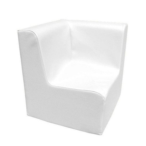 Fauteuil d'angle blanc - 3/6 ans