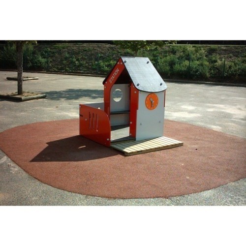 Cabane d'extérieur station urbaine