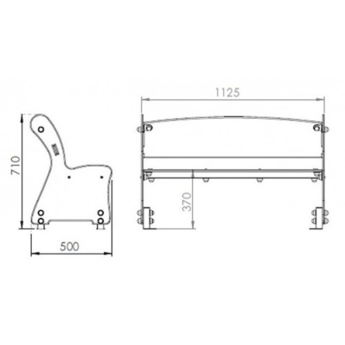 Banc aire de jeux enfants