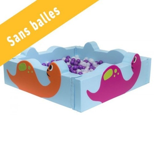 Grande piscine à balles - motif dinosaures - Sans balles