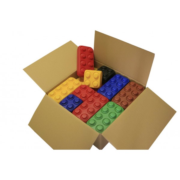 4 blocs de construction en mousse XL - modules de motricité