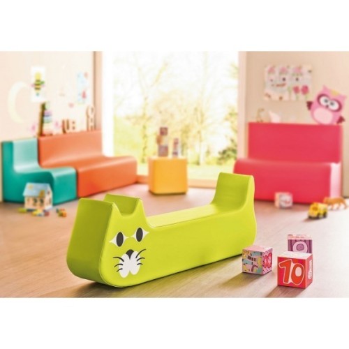 Banc mousse enfant Chat