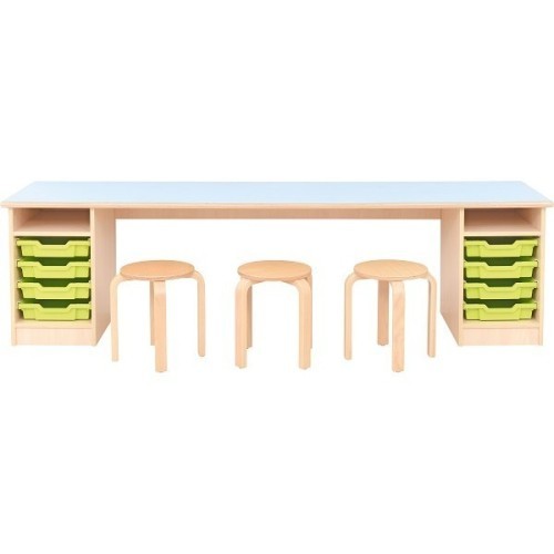 Longue table salle de classe primaire