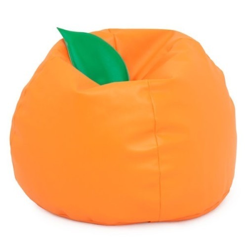 Pouf orange maternelle