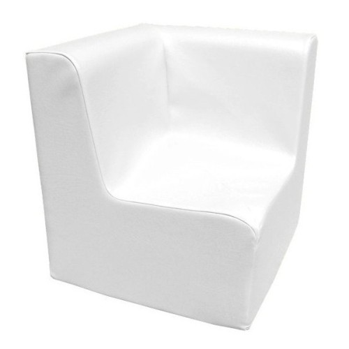 Fauteuil d'angle blanc - 3 ans