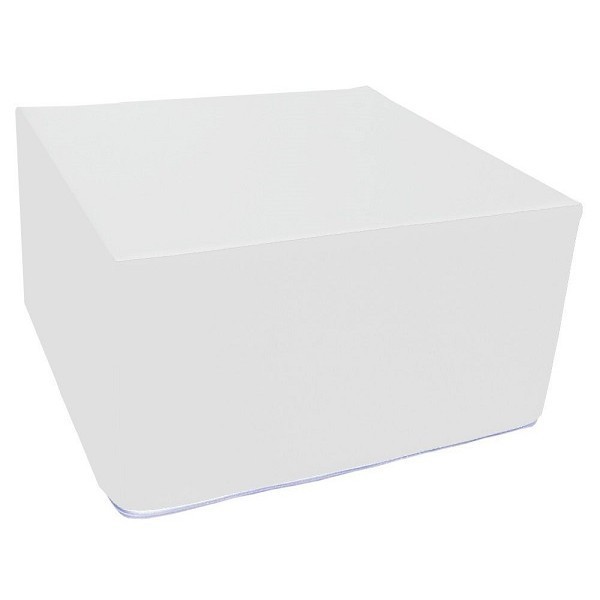 Pouf carré blanc - 3/6 ans