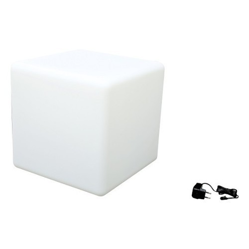 Tabouret cube lumineux