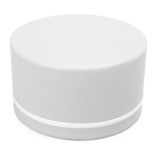 Pouf rond blanc - 3/6 ans