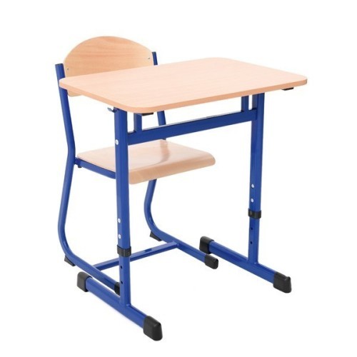 Table scolaire 1 place réglable T3 à T7