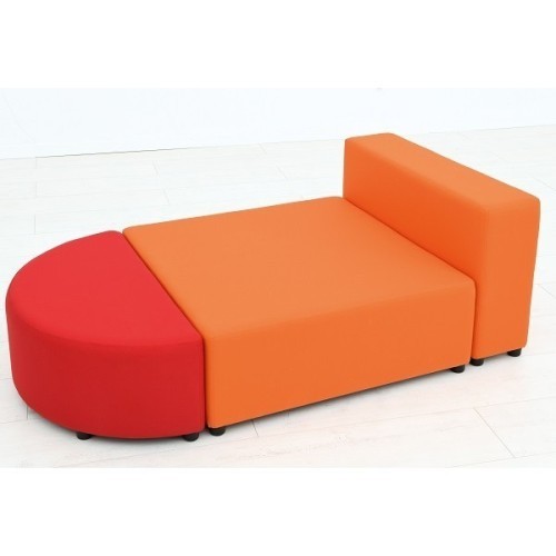 Pouf enfant demi cercle