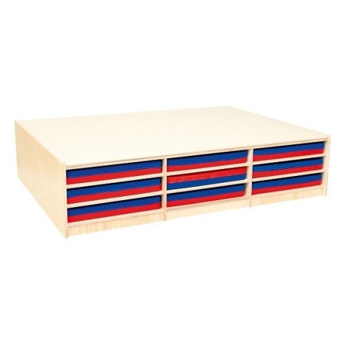 Estrade avec rangements matelas