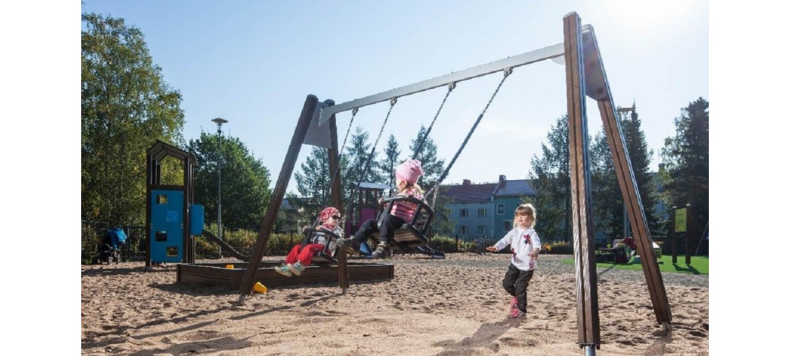 Balançoire aire de jeux