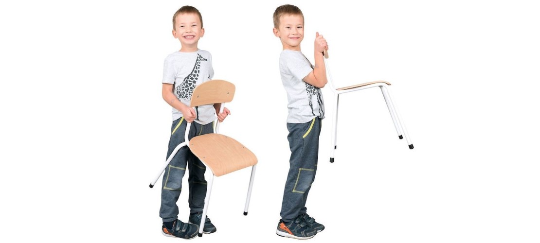 Chaise, tabouret et banc maternelle