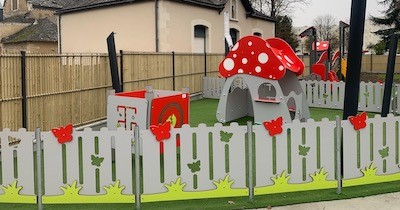 Espace extérieur pour enfants