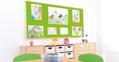 Tableau scolaire et d'affichage