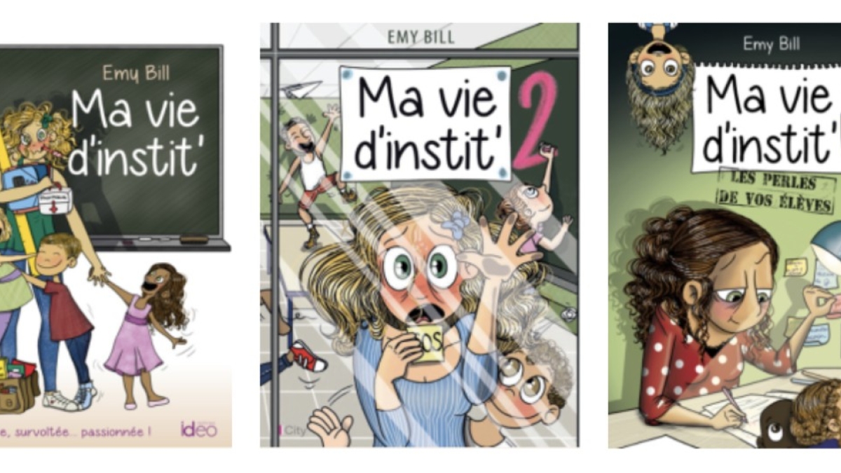 Portrait d’Emy Bill : institutrice, auteure de BD et illustratrice