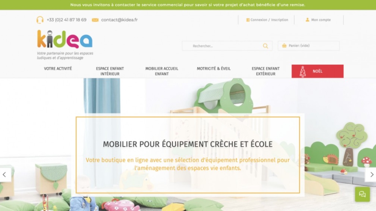 Découvrez le nouveau site internet de Kidea !